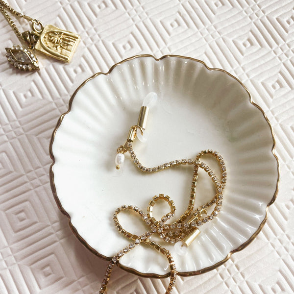 Gold Lanyard / Swarovski Crystal - Shade Files